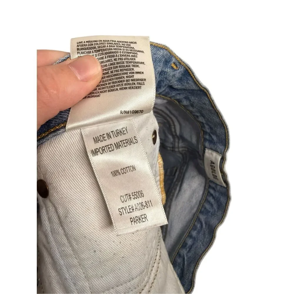 AGOLDE Parker Shorts in Swapmeet Size 27 - Picture 7 of 7